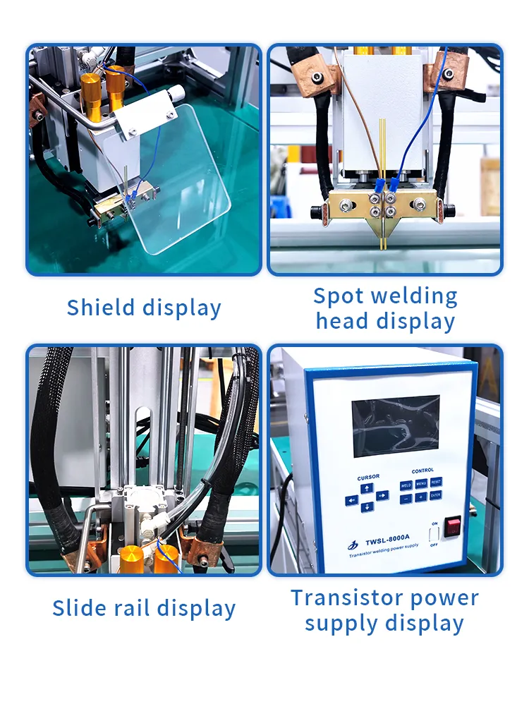 Transistor-based Gantry Pneumatic Battery Spot Welder For Battery Manufacturing The 9th one