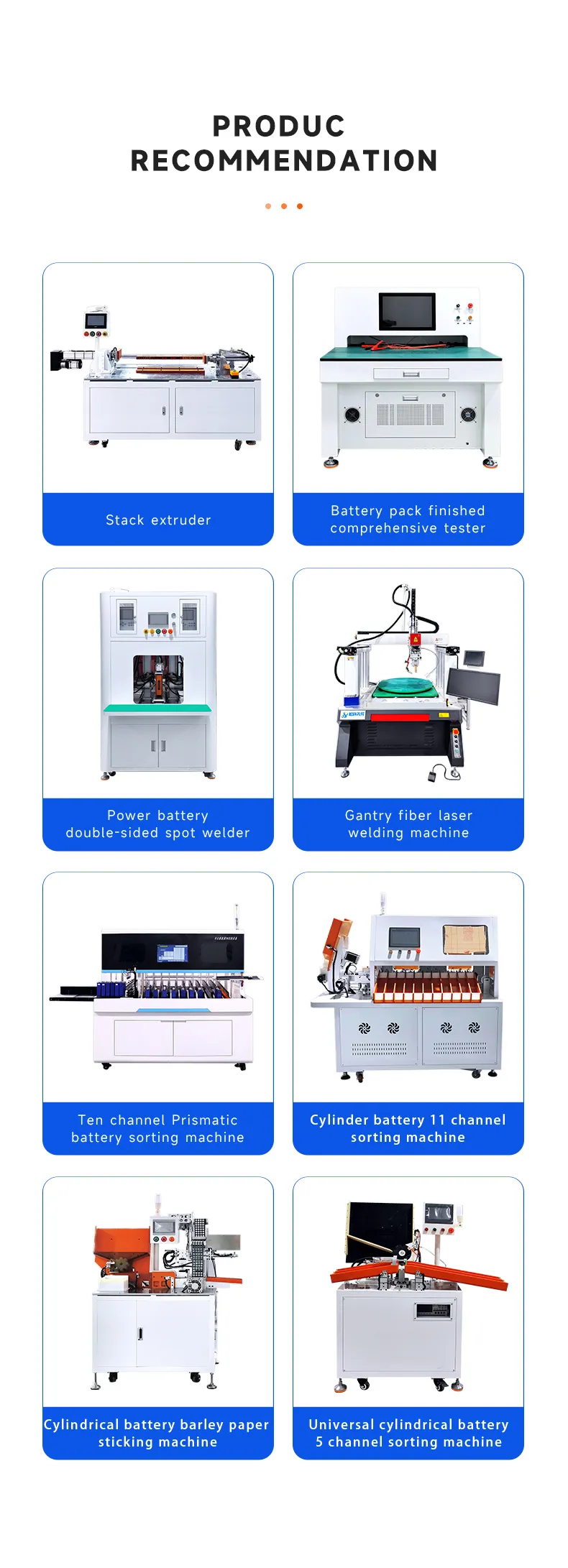 High-Efficiency Prismatic Battery Pack Production Line The 10th one