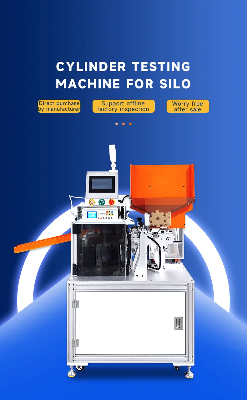 Cylindrical Battery Testing Machine with Material Hopper The 1th one